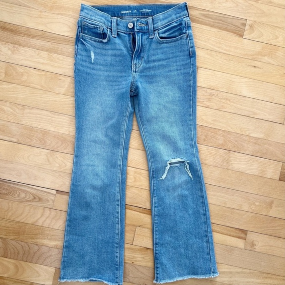 Old Navy Slouchy Straight Denim Pants - Size 10